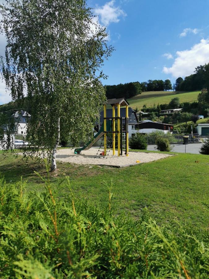 Ferienwohnung Haus Sonnenblick Burkhardtsdorf Esterno foto
